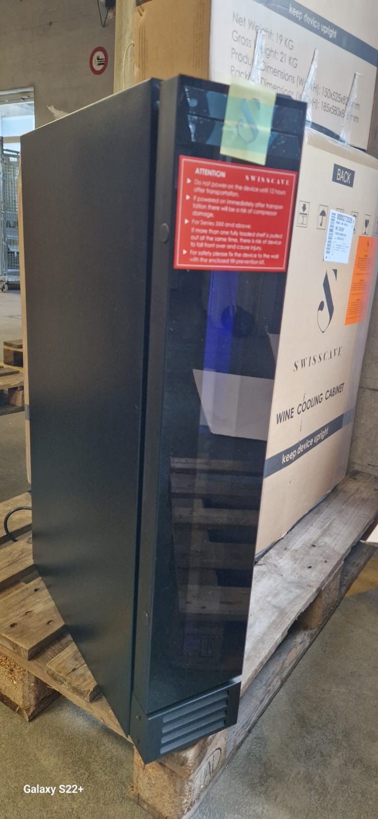 DEMO -15% | WL30F 1-Zonen Weinkühlschrank | 82cm | 9 Flaschen
