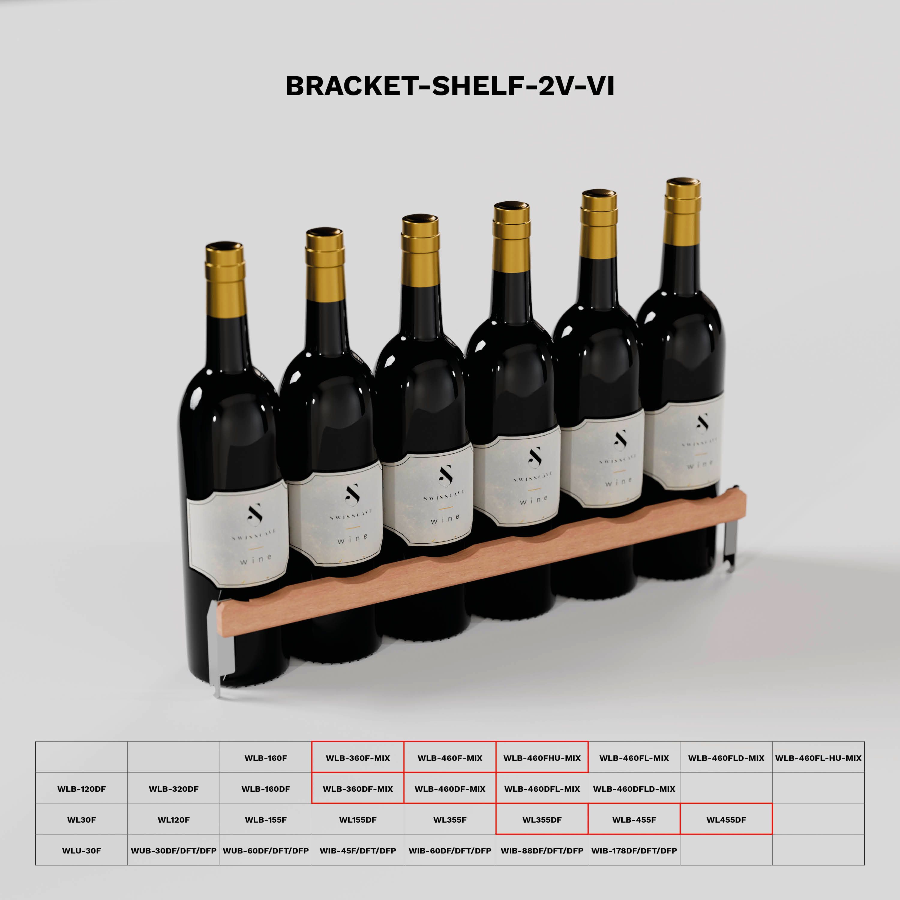 Tilting devices for optimal wine presentation