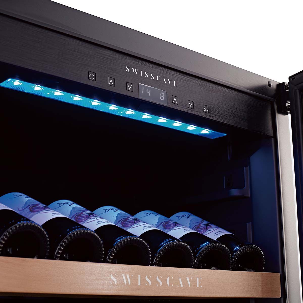 Classic dual zone wine cooler WL155DF, 82cm, 40 bottles | SWISSCAVE