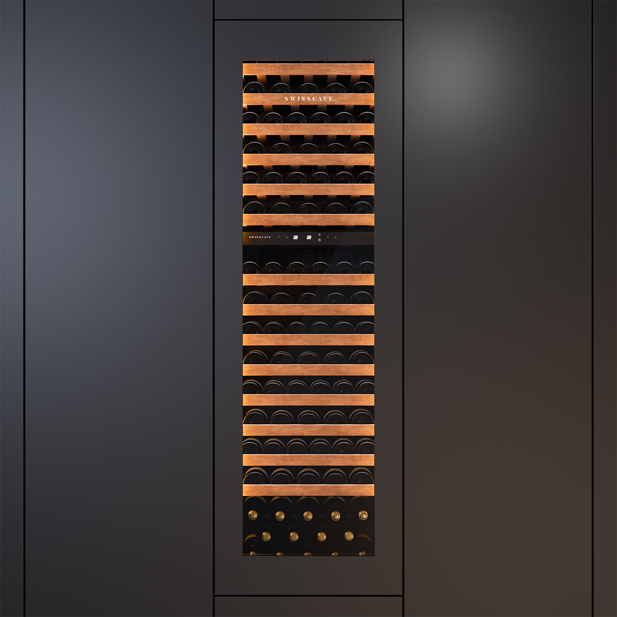 SWISSCAVE LUXURY KITCHEN EDITION WIB-178DFP eingebaut in moderner Küche