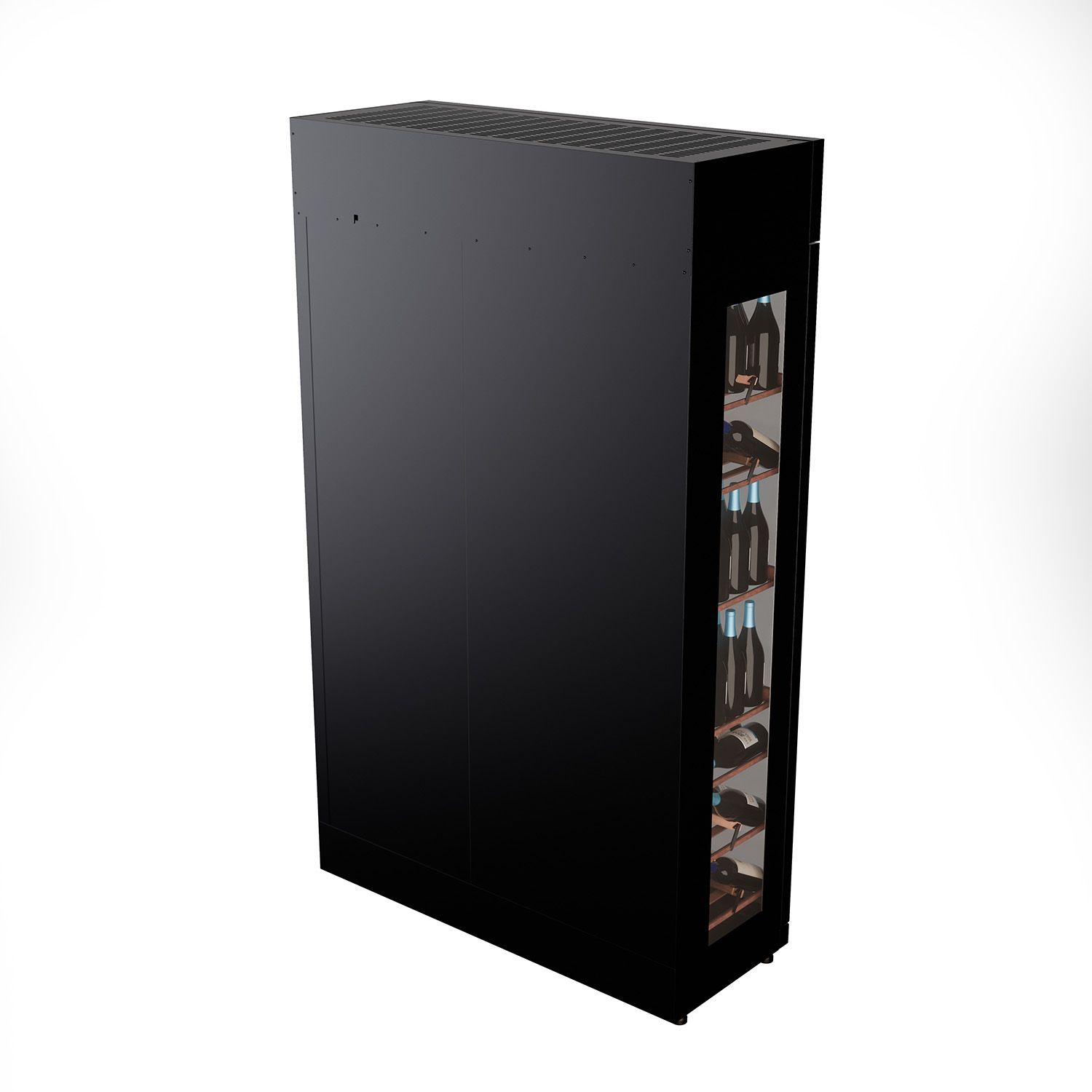 SWISSCAVE WLA-770FLD professional wine storage solution with elegant full-height design