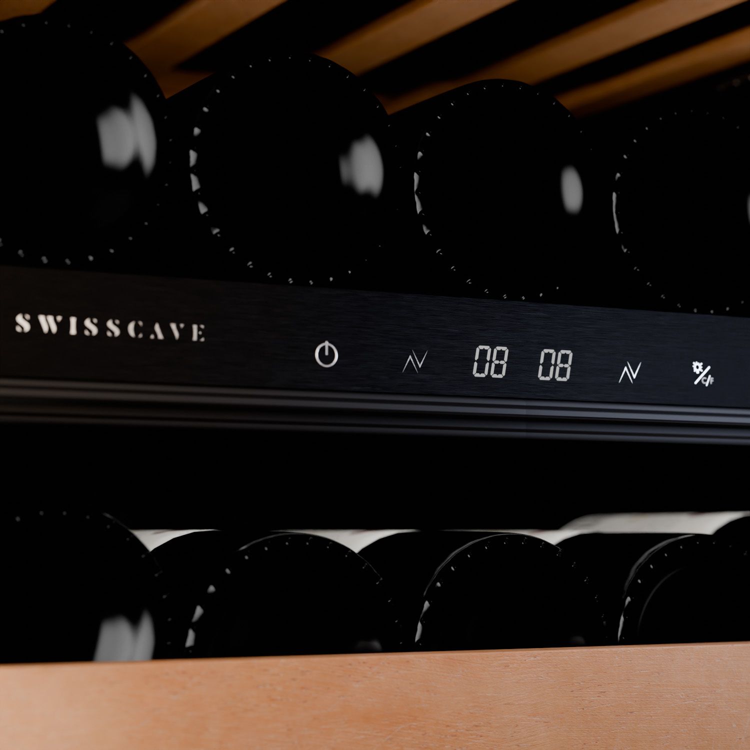 WLB-120DF-WHITE dual zone wine cooler | 83cm | 26 bottles