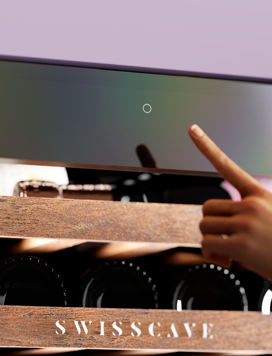 WIB-45FT single zone wine cooler | 45cm | 22 bottles | Touch to open