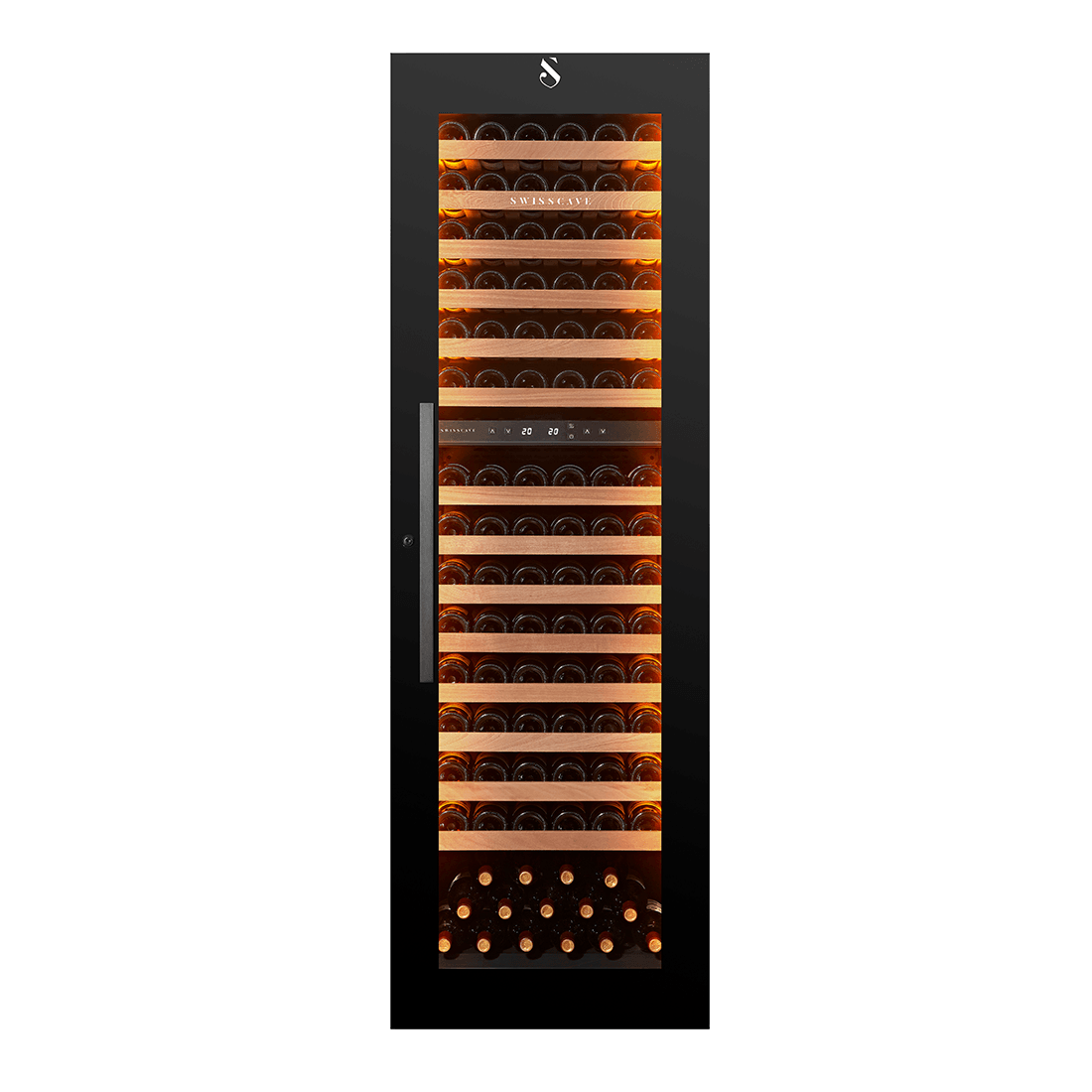 DEMO -25 % |  Built-in dual zone wine cooler WLI-460DF-MIX, 182cm, 94 bottles