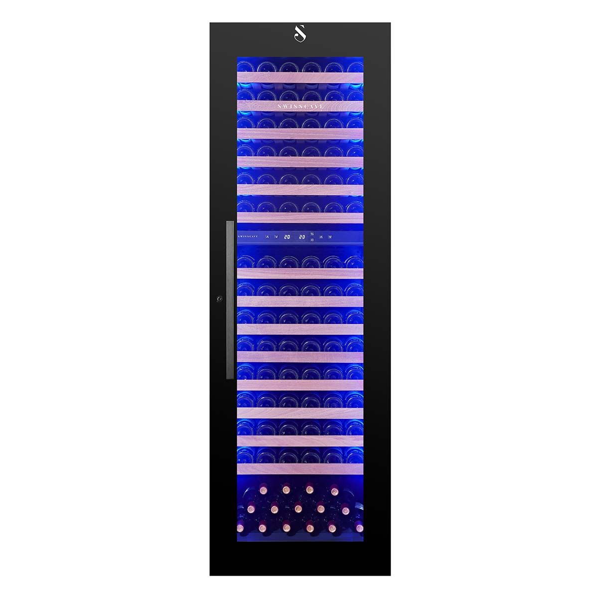 DEMO -25 % |  Built-in dual zone wine cooler WLI-460DF-MIX, 182cm, 94 bottles