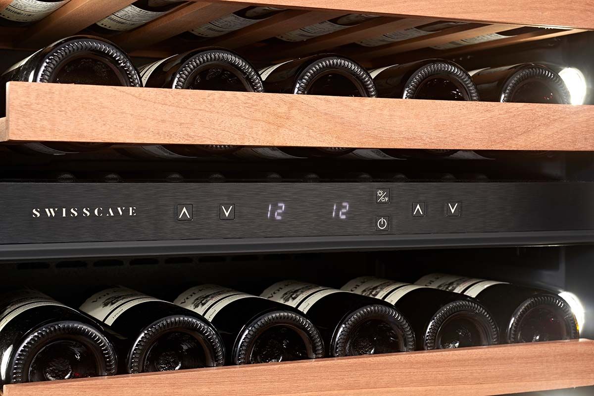 DEMO -25 % |  Built-in dual zone wine cooler WLI-460DF-MIX, 182cm, 94 bottles