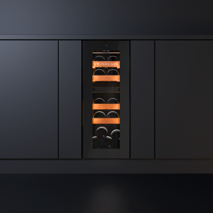 SWISSCAVE LUXURY KITCHEN EDITION WUB-30DFT eingebaut in moderner K&uuml;che