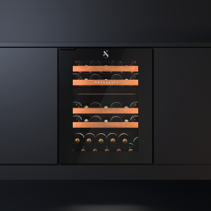 SWISSCAVE LUXURY KITCHEN EDITION WUB-60DF eingebaut in moderner K&uuml;che