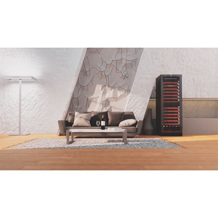 Premium dual zone wine cooler WLB-460DFL-MIX, 172cm, 152-164