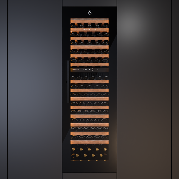 WIB-178DF dual zone wine cooler | 178cm | 94 bottles