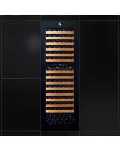 Built-in dual zone wine cooler WLI-460DF-MIX, 182cm, 94 bottles
